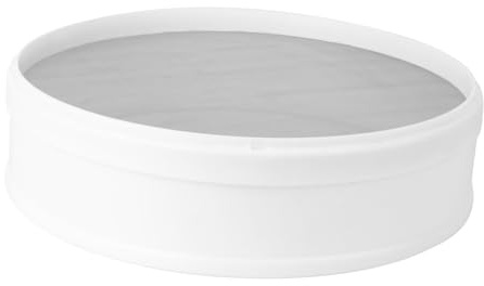 VERDANVERSE Colador De Harina De Malla Fina De Plástico 25 Cm Para Glaseado y Repostería, Herramienta Multifuncional De Cocina Para Hornear, Diseño Portátil y Práctico