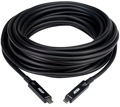 Aten Ue3410f Akt. Opt. Ult. Hd Kabel Mit UsB-C - Kabel - Digital/daten (ue3410F-At)