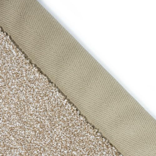 Herringbone Carpet Edge Binding Tape, 100% Cotton, Non-Adhesive, 120mm Width, Supplied by The Metre, Multiple Colours Available (Hemp)