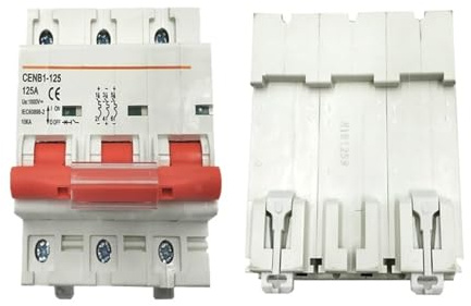 Interruttore automatico DC1000V 3P Interruttore CC 63A 80A 100A 125A Interruttore magnetico termico con eccellente capacità di interruzione di 1000A(63A rate current)