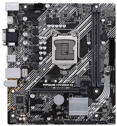 schede madri Scheda madre Fit For ASUS PRIME H410M-D Intel H410 LGA 1200 DDR4 64GB M.2 Micro ATX supporto Core 10100 10305 10500 11600