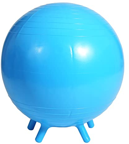 Fun & Function - Chair Ball - Yoga Ball Chair for Kids - Flexible Seating for Classroom, Elementary & Middle School - Wiggle Chair for Kids - Blue - 21 - Child Ball Seat
