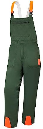 Novotex-Isomat Schnittschutz Latzhose Form C Grün Gr. 50