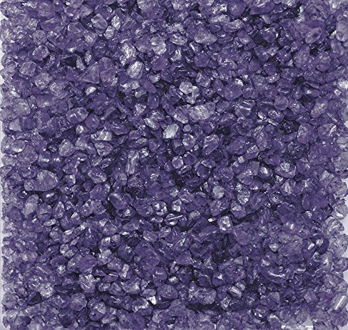 Eurosand GLASNUGGETS 2-4mm. Dekoglas. Kleine Glassteine, Glasgranulat. 1 kg. VIOLETT -80