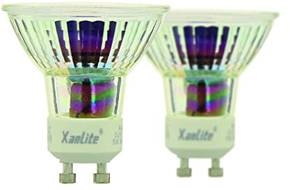 Set of 2 SMD LED spot bulbs, GU10 base, 345 Lumens, 35W equivalent, 4000 K, Neutral White