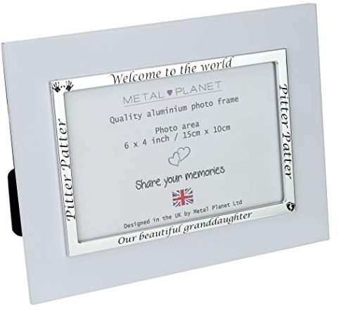 Metal Planet Ltd Beautiful granddaughter photo frame 6x4 inch photo size, Aluminium