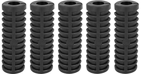 F FIERCE CYCLE Kickstarterhebel Gummi 5 STK. 12mm Universal Für Motorrad | Schwarz, 14Mm Innendurchmesser, 7.3X2.4Cm Größe, Rutschfest, Brandneu