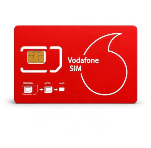 OneCall Vodafone 30 Day Unlimited SIM, Prepaid, LTE, Unbegrenzte Anrufe, SMS und Daten, European Roaming, 25GB
