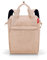 Reisenthel Allrounder R Rucksack und Tragetasche in einem Mit Stecklasche für Reisetrolleys, Farbe:Twist Coffee