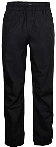 killtec Herren Regenhose mit durchgehendem Reissverschluss, packbar - KOS 20 MN PNTS, schwarz, XL, 38282-000