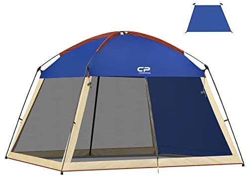 CAMPROS CP Screen House Tent 12 x 12 Ft Screened Mesh Net Wall Canopy