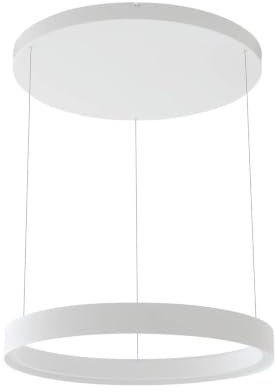 Lucande LED Philine dimmbar (Modern) in Weiß (1 flammig,) Wohnzimmerleuchte
