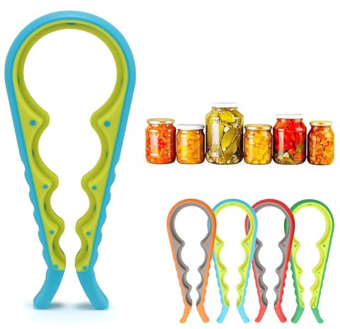 Jar Opener, Bottle Openers Ring Pull Can Opener, Blue | Aid for Weak Hands, Arthritic Hands, For The Elderly & Children