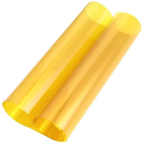 Pet Farbkorrekturfilm Gelb für Bühnenlicht und Theater, Lichtfilter | Overlay Folie Transparent, Farbübergang und Lichtdurchlass, Fotorequisite für Bühne und Theater