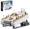 Mould King 10158 Klemmbausteine Weihnachten Skipiste Bausteine Holiday Ski Resort Bauspielzeugsets Winterthema Geeignet für Kinder, die Winterabenteuer Genießen(2181 Teile)