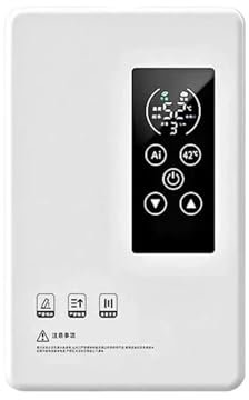 Termo Electrico, Calentador de agua instantáneo de 5500/7000W, ducha eléctrica inteligente, termostato calentador de agua instantáneo sin tanque for baño y cocina,Para cocina, baño, lavado.(White 550