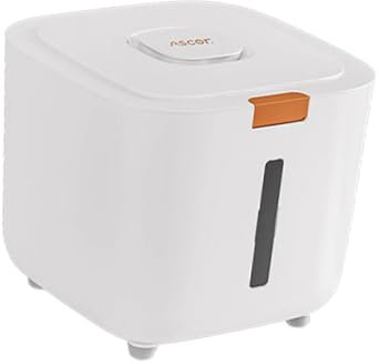 Contenedor de almacenamiento de arroz, contenedor de caja de granos de alimentos, cubo dispensador de gran capacidad, cubo de grano de arroz, despensa, contenedor de harina for nueces, 5KG(5KG)
