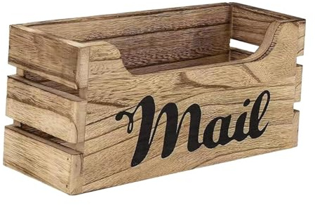 Briefhalter Aus Holz für Den Schreibtisch, Vielseitig Einsetzbar Zur Wandmontage