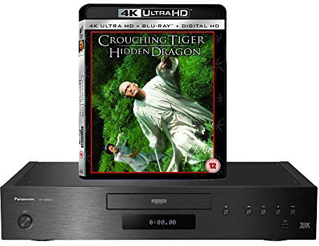 MULTIREGION Blu-ray Player Compatible with Panasonic DP-UB9000 MultiRegion Blu-ray Region A, B & C - DVD Regions 1-8 - Bundle Including Crouching Tiger Hidden Dragon 4K UHD Disc