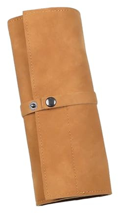 GKYQVE Étui de protection de voyage pour montres - Convient pour les rouleaux de montres, les organisateurs de bracelets de montre, les pochettes de rangement pour hommes, cadeau fait à la main