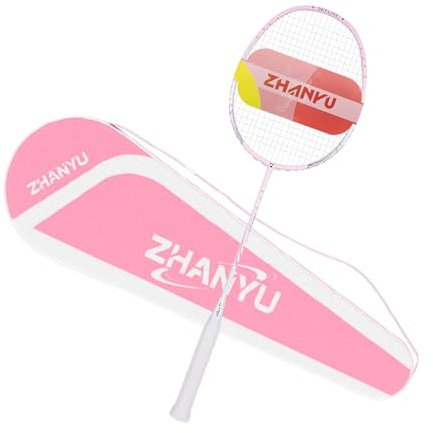 Badminton SchläGer,Badminton SchläGer Profi 100% Vollkohlenstofffaser Ultraleicht,Geeignet FüR Training Und Unterhaltung,EnthäLt 1 SchläGer Und 1 SchläGerbeutel
