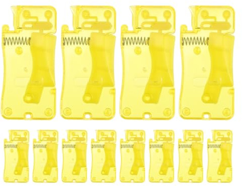 TOYANDONA Infila Ago da Cucito 12 Pezzi Set Inseritore Aghi, Accessorio per Macchina da Cucire e Cucito a Mano, Dispositivo Piccolo e Portatile per Anziani e Fai da Te Artigianale