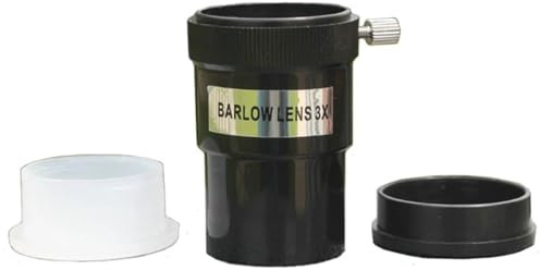 Tillbehör för astronomiska teleskop 1,25 3X Barlow-lins ABS plastram optisk astronomiskt teleskop ögontillbehör