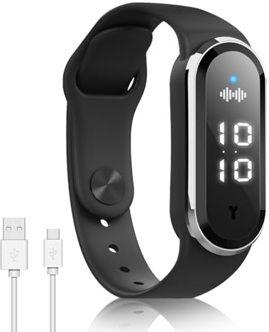 Pulsera Antimosquitos Ultrasonido, SGZIOO Pulsera Ultrasonidos Mosquitos, Pulseras Antimosquitos, USB Recargable Pulsera Mosquitos para Niños Adultos Acampar Al Aire Libre Senderismo Negro
