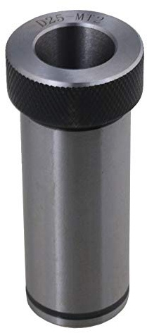 CNBTR 40 Chrome Steel MT2 Morse Taper Drill Sleeve Adapter Holder D25 Reducing Drill Sleeve for Lathe Milling