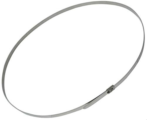 AERZETIX: 10 Abrazaderas de Sujeción Bridas Metálicas Acero Inoxidable 7.9mm x 1000mm 100cm C42160