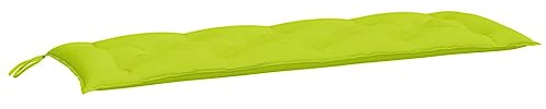 vidaXL Gartenbankauflage, Bankauflage Sitzkissen Outdoor, Polsterauflage Auflage für Gartenbank, Bankpolster Bankkissen, Hellgrün 150x50x7cm Oxford-Gewebe