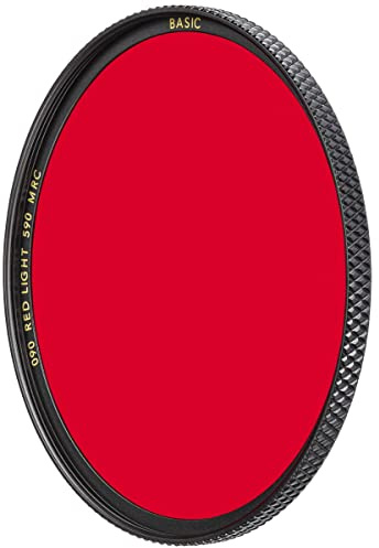 B+W Filtro Rojo Claro 090 MRC Basic 39 mm (16 x Recubiertos, Profesional)