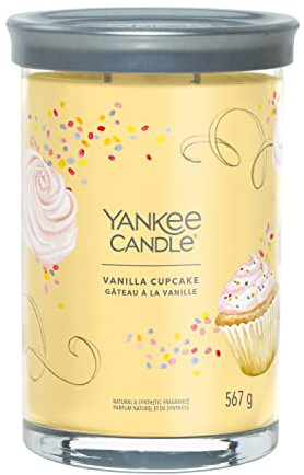 Yankee Candle Signature Scented Candle | Vanilla Cupcake Large Tumbler Candle with Double Wicks | Soy Wax Blend Long Burning Candle | Perfect Gifts for Women