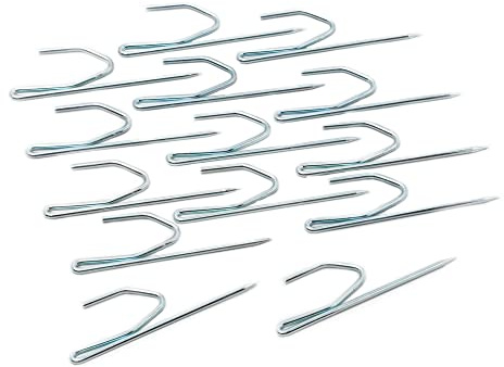 Fantasia 3 Pin-On Curtain Hooks, 14 Pack - 14 Curtain Hooks for Pinch Pleat Drapery Curtains