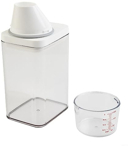 Waschpulver Aufbewahrungsbox 1100 ML Waschpulver Dosierer Mit Waschmittel Dosierhilfe, Leere Flaschen, Behälter, Seife, Waschmittel, Aufbewahrungsbox Für Weichspüler
