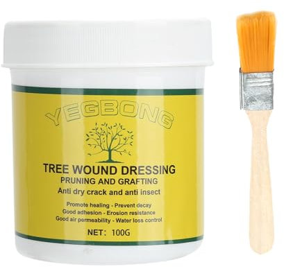 Alvinlite Sellador de poda de heridas de árbol, 3.8 onzas, listo para usar, sello protector para árboles y arbustos