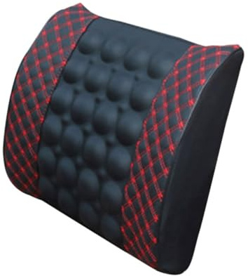 SEWOART Automobile coussin de massage électrique coussin lombaire coussin de de taille masseur electrique coussin de taille lombaire de voiture auto siège