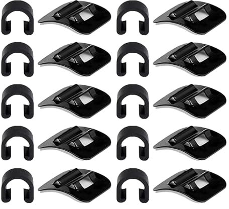 Fermacavi Per Biciclette, Fermacavi Per Bicicletta,10 Set Di Guide Di Cavi Robusti Con Base In Lega, Per Multifunzionali Con Nastro Adesivo Doppio Lato Per Cavo