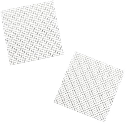 Alnicov 10 Pezzi Acquario Fish Tank Rete Metallica Tappetino Muschio Netto Acciaio Inossidabile 304 Rete per Piante Acquario Adatto per Acquario Fish Tank (7x7cm)