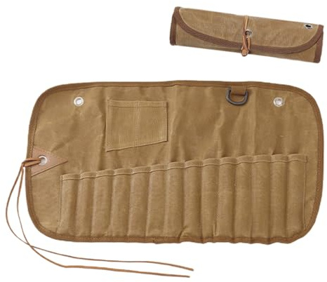 Custodia per posate, custodia per utensili,Custodia per utensili portatile riutilizzabile | Borsa portaoggetti per stoviglie da appendere all'aperto multi-slot, custodia per argenteria Borsa per utens