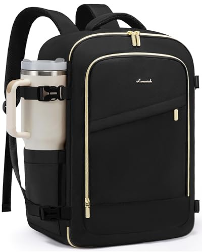 LOVEVOOK Ryanair Handgepäck 40x30x20, 24L Travel Handgepäck Rucksack | Ryanair Rucksack Mit Anti-Diebstahl Tasche für Damen und Herren, Reiserucksack Cabin Bag für Eurowings, Wizz Air