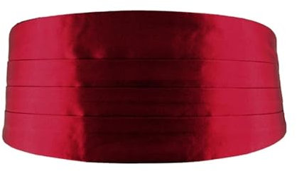 LuoAXINN Kummerbund Herren-Kummerbund for Smoking-Anzüge und als Statement for Damen und Herren. Kummerbund, elegantes Accessoire for formelle Kleidung(Red)