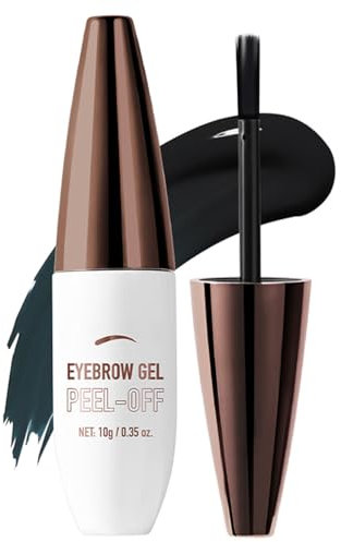 ARCHIDATE Peel Off Augenbrauen Gel, Wasserfeste Und Wischfeste Hochpigmentierte Augenbrauen Tattoo Brow Gel, Langanhaltend Augenbrauenfarbe Für Kurze/Spärliche Augenbrauen (#01)