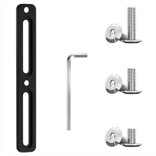 Cykelflaskhållare adapter multifunktionell adapterplatta hållare aluminium avtagbar burhållare Shifter adapter för flaskhållare för MTB vägcykel mountainbike, svart