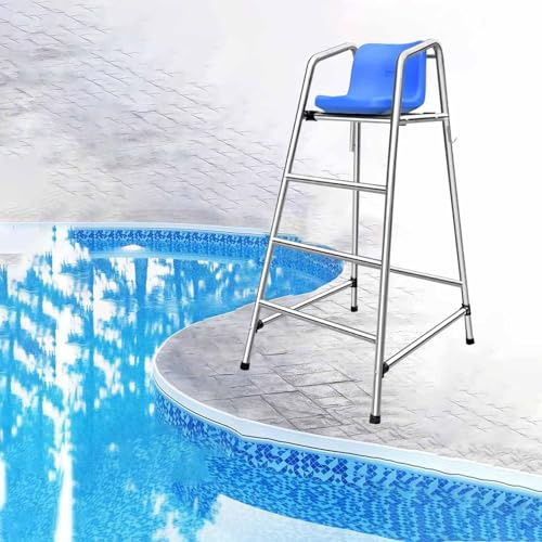 Chaises de Sauveteur, Chaise de Sauveteur Haute et Robuste pour piscines et Parcs Aquatiques, siège d'observation surélevé pour arbitres et sauveteurs, équipement de Sauvetage Durable de 150