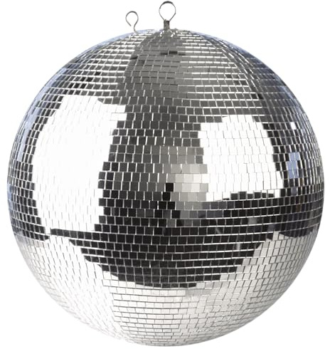 Mirror Ball 50cm Silver MB50S Disco Ball Revolving Glitter Disco Retro 50's