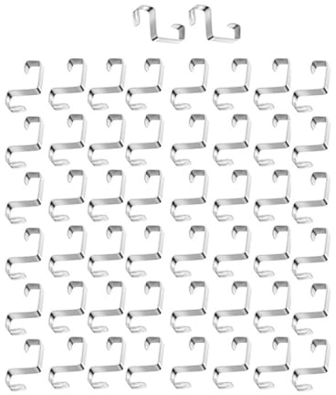 50 ganci decorativi per grondaie per fissare la luce natalizia su grondaie e balconi uso quotidiano casual gancio grondaia
