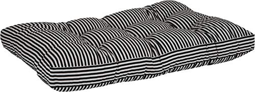 Beo LKS 120x80 cm BE807 Polster für Euro Paletten 120x80cm in Streifen Weiss grau, blau, 1 Stück (1er Pack)