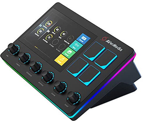 AVerMedia AX310 audio mixer 3 channels 10-20000 Hz Black