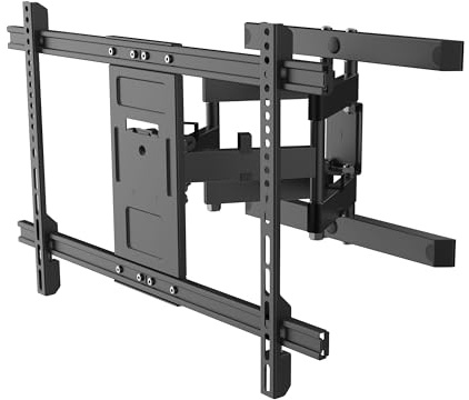 Metronic 451072 - Soporte de TV Pared articulado inclinable, orientable y Giratorio Soporte para televisores de 70-90 Pulgadas Pantalla LED/LCD, hasta 60 kg, máx. VESA 600x400 mm